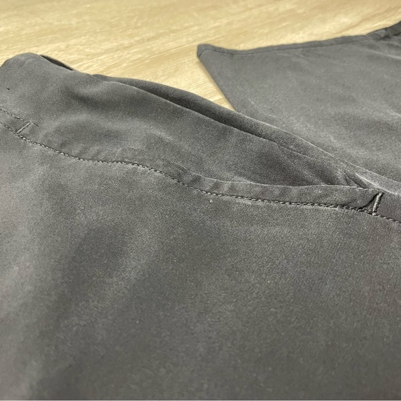 Rag & Bone Store Exclusive Black Silk and Lycra Relaxed Fit Tapered Trousers - Picture 8 of 11